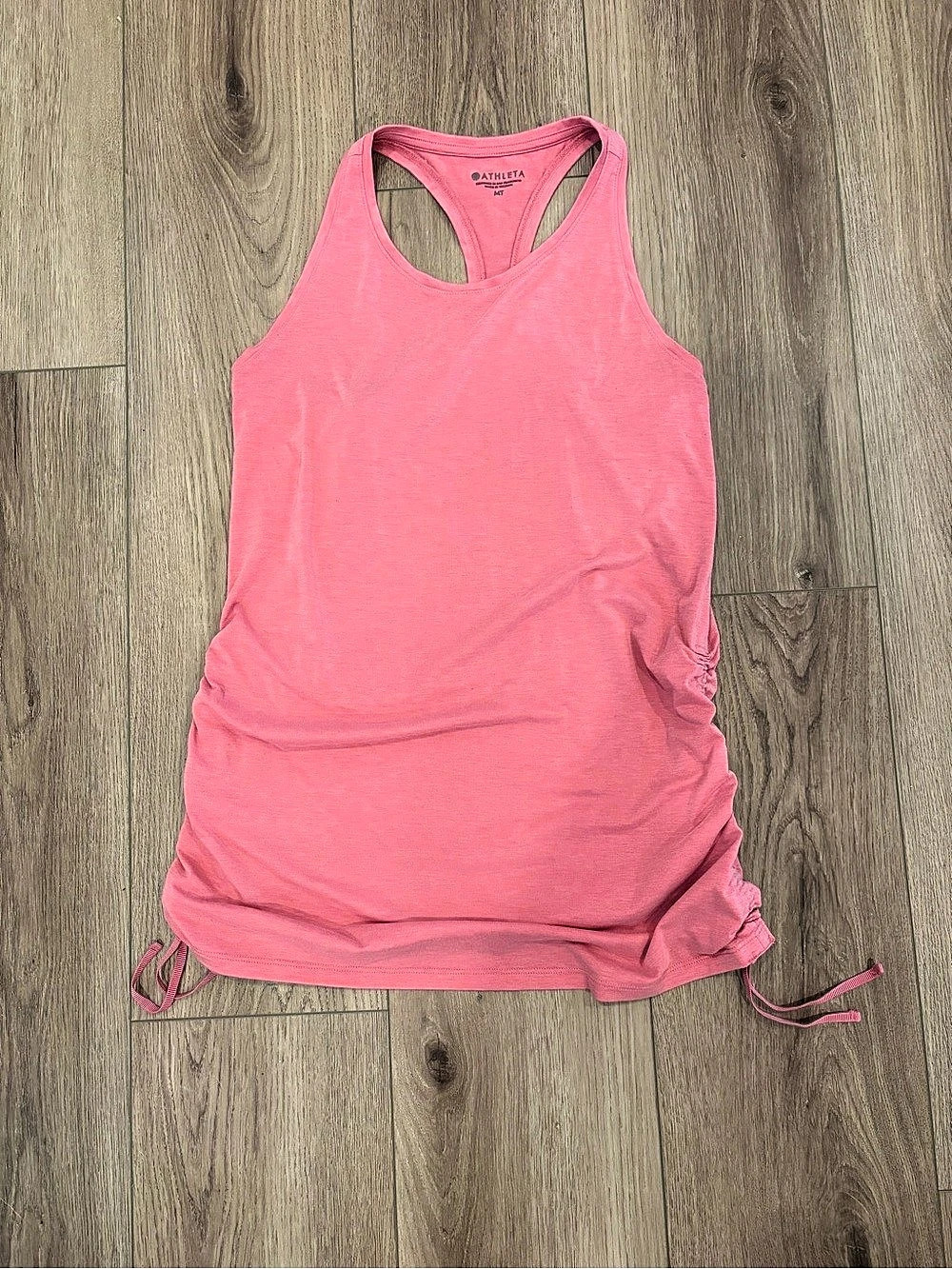 Athleta Tinker Tank Women's Ruched Tank Top Pink Medium tall